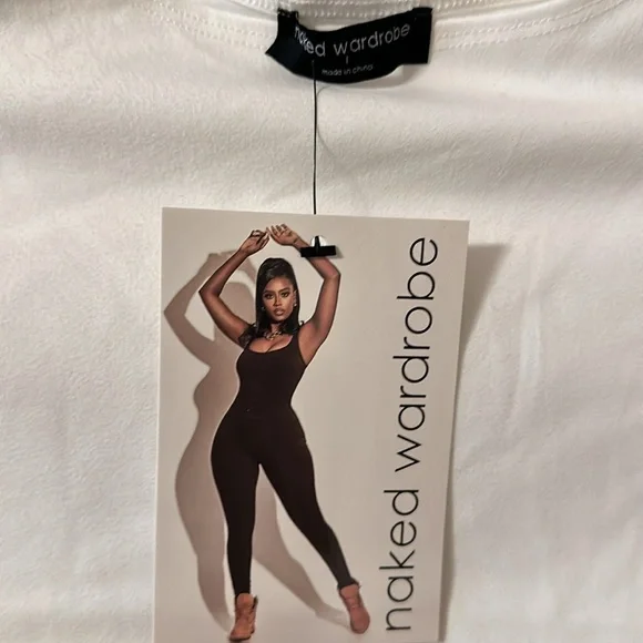 Naked wardrobe suede crop top - Picture 2 of 3